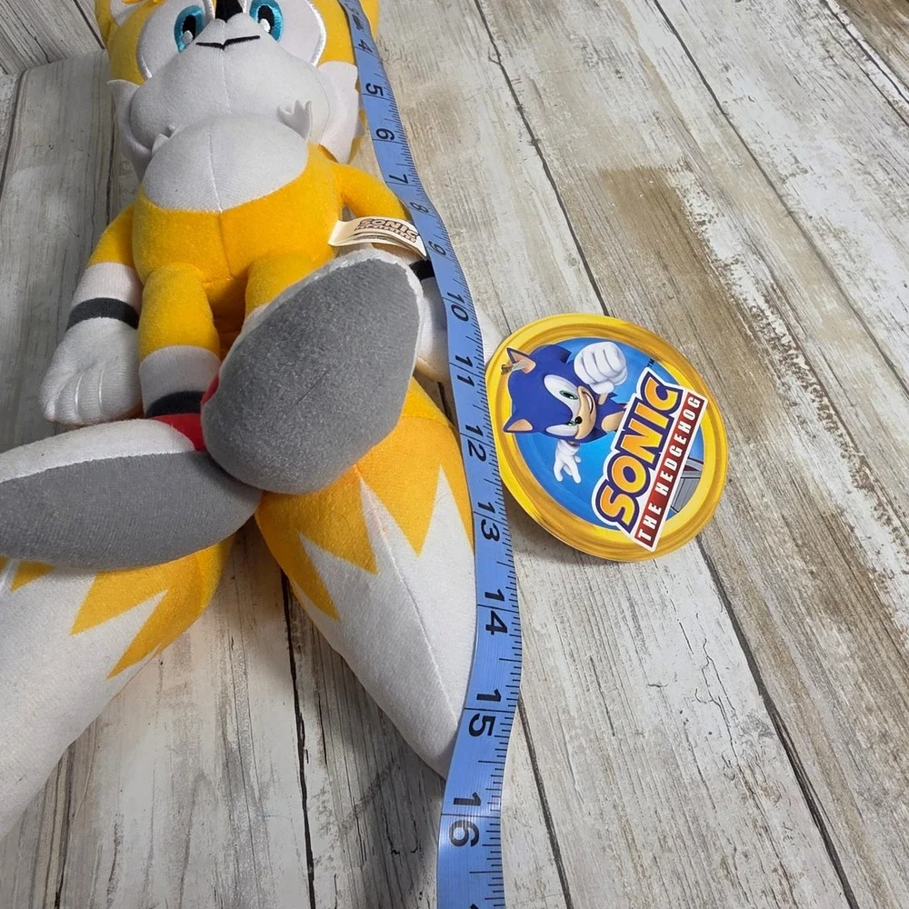 Sonic the Hedgehog Tails Plush 15 Inch Toy Factory SEGA Miles Prower New 17279